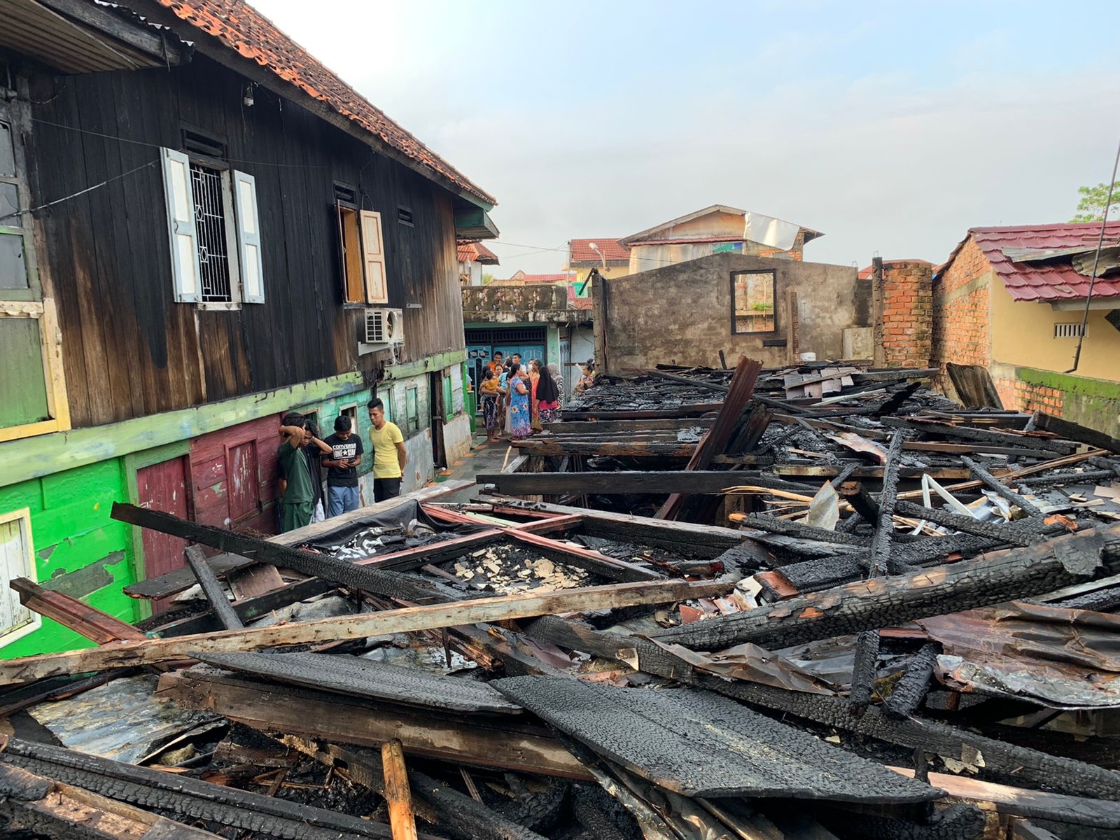 Api Hanguskan Rumah Kosong di Kuto Batu