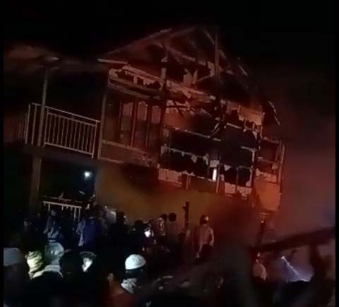 Kebakaran di Sungsang, Puluhan Rumah dan Sarang Walet Dikabarkan Hangus Terbakar