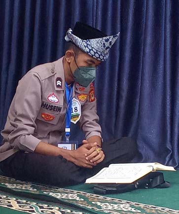 Personel Polsek Talang Kelapa Mewakili Sumsel di Ajang PTQ Nasional di Aceh
