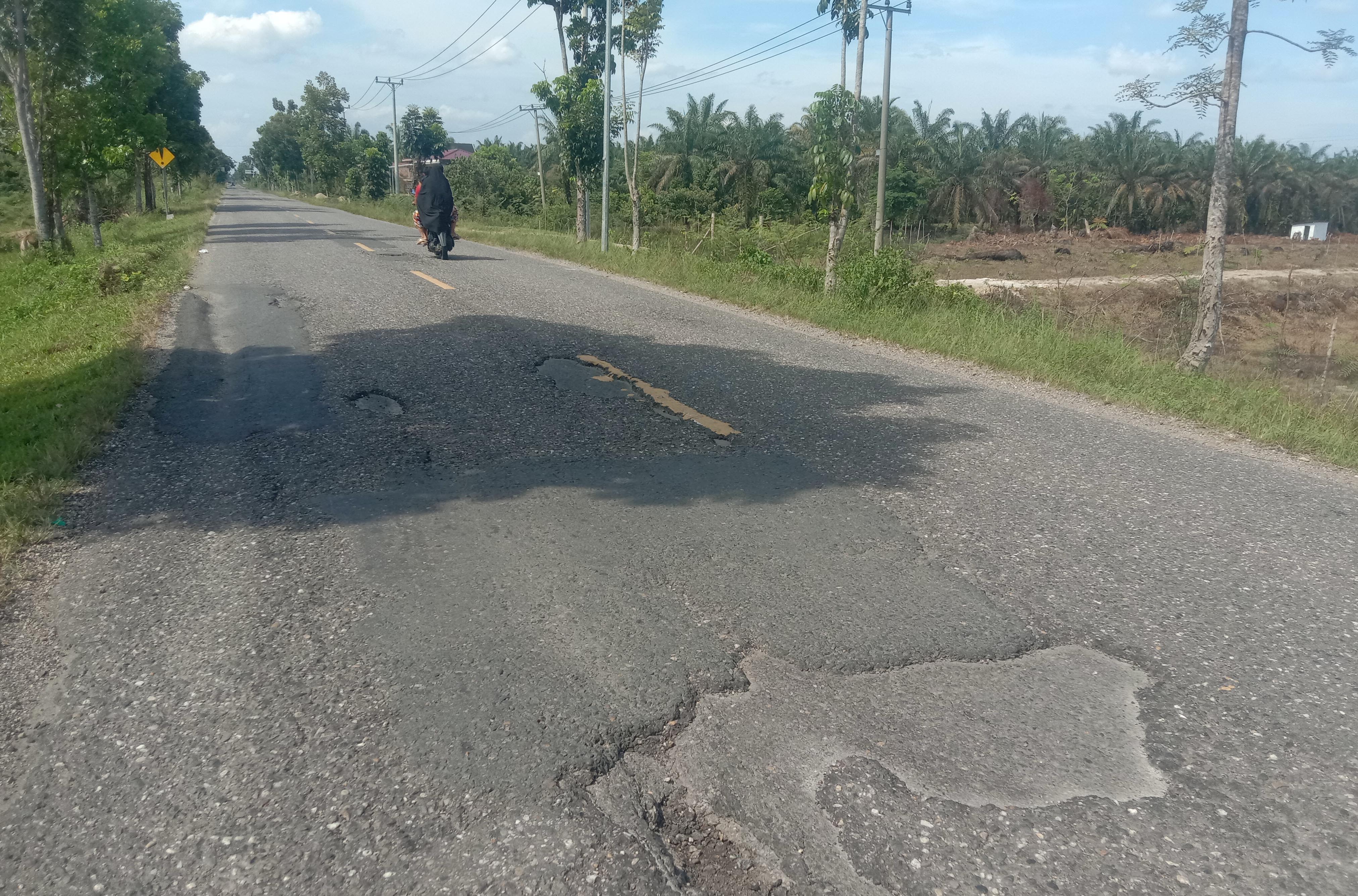 Pemudik Harap Hati-Hati, Jalinsum Berlubang