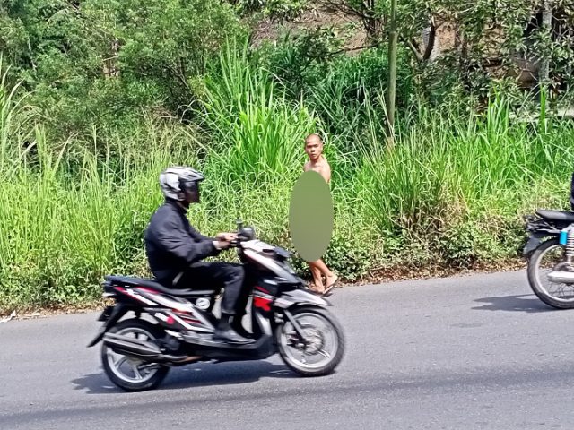 ODGJ Tanpa Busana Resahkan Warga