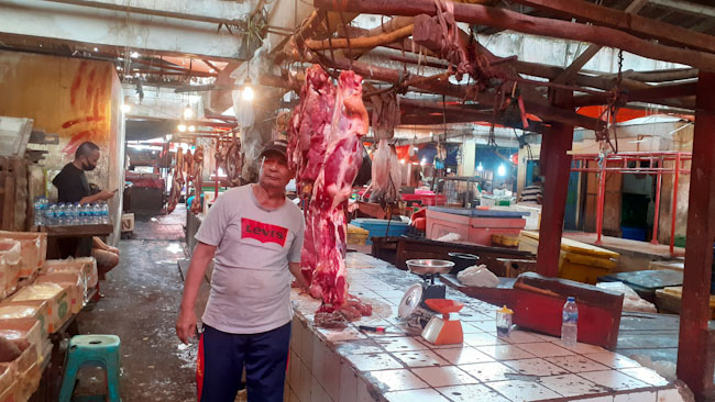 Harga Daging di Pasar Impres Normal