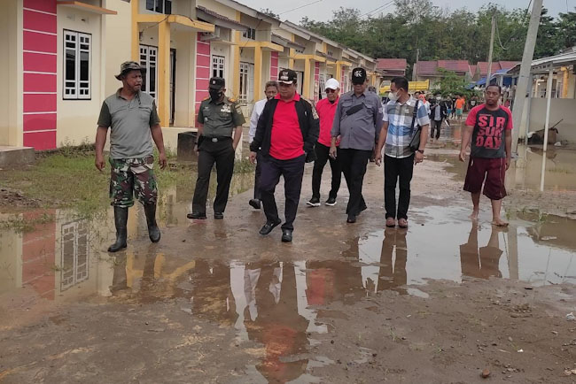 Bupati Banyuasin Tinjau Banjir