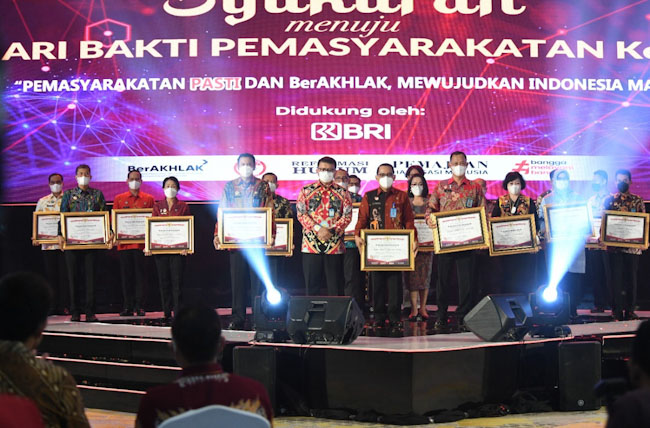 LPKA Palembang Terima Penghargaan Terbaik Kedua LPKA Se-Indonesia