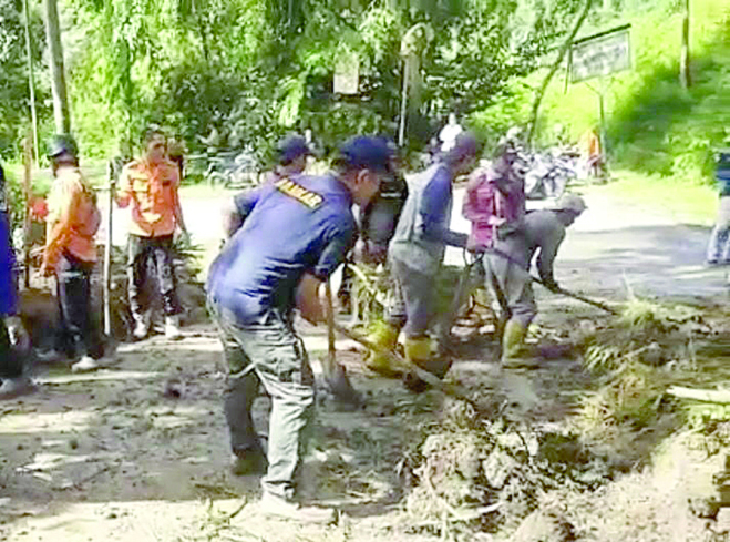 Liku Endikat Pagaralam Lancar, Longsor Sudah Diatasi