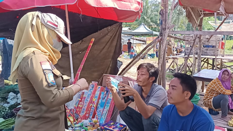 Himbau Pedagang dan Masyarakat Tetap Prokes