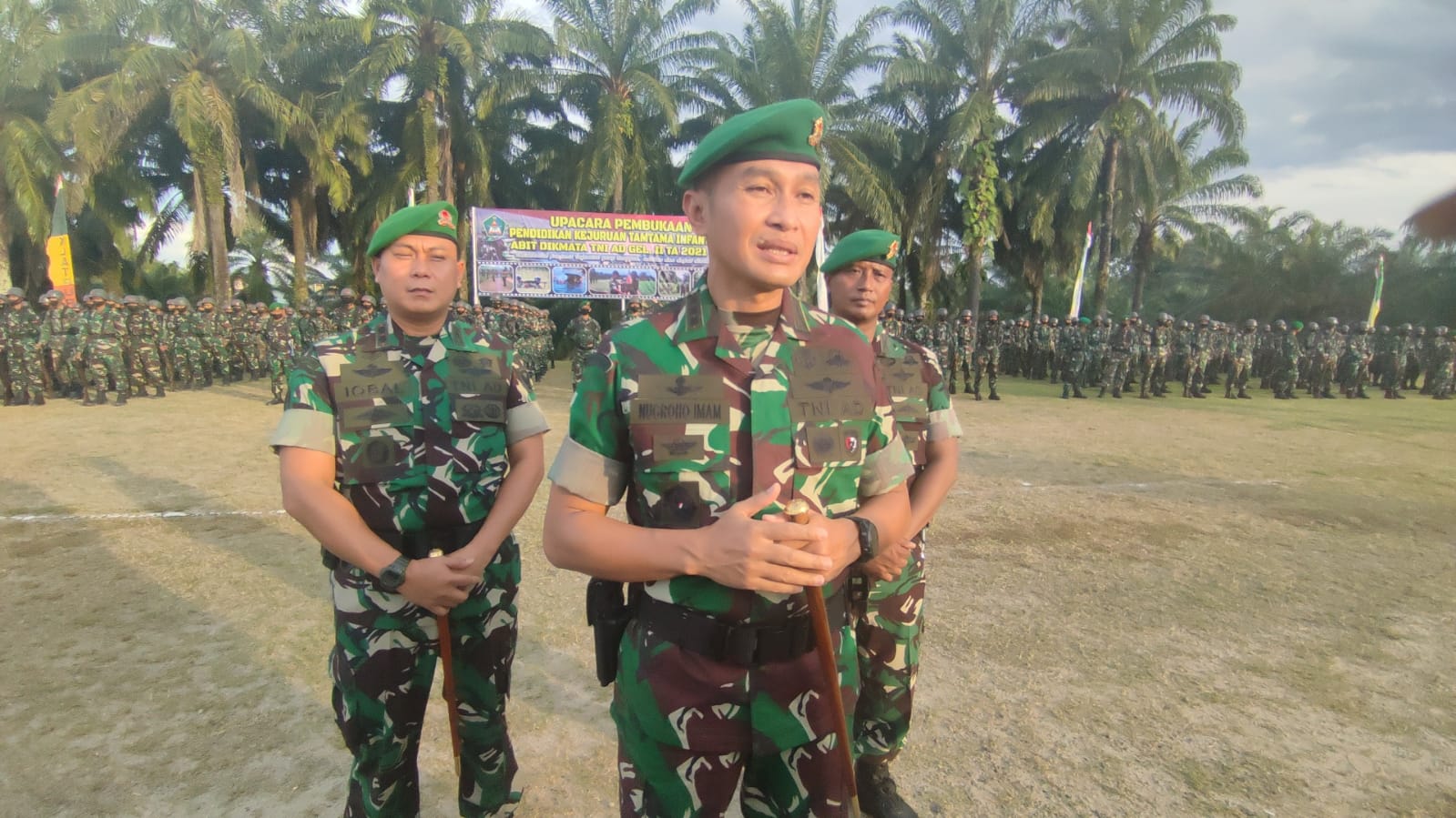 Dan Rindam II Sriwijaya Buka Pendidikan Kejuruan Tamtama Infantri TNI AD