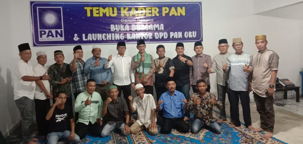 Launching Kantor Baru, DPD PAN OKU Sebut itu Rumah Aspirasi