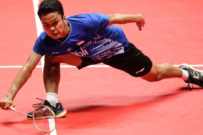 Ginting Dipermalukan di Babak Pertama Korea Open