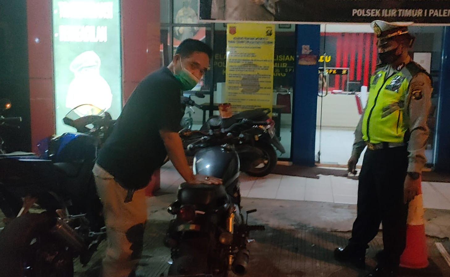 Giat Patroli Polsek IT I, Amankan Empat Motor Knalpot Brong