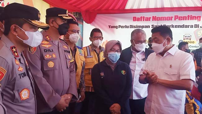 Moeldoko Apresiasi Kesiapan Pos Pam Jalur Tol Lampung-Palembang