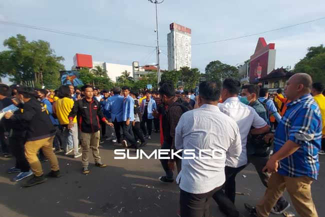 Demo Mahasiswa di Palembang, Provokator Ditangkap