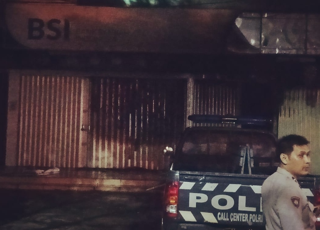 Kantor BSI Prabumulih Terbakar, Satu Unit Motor Hangus