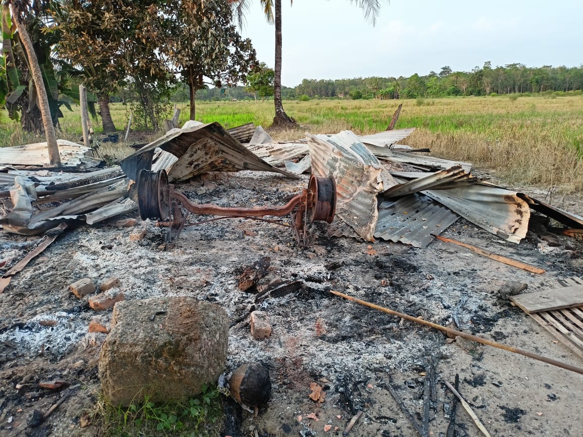 Curi 9 Karung Padi dan Bakar Pondok, Andi Diciduk Polisi