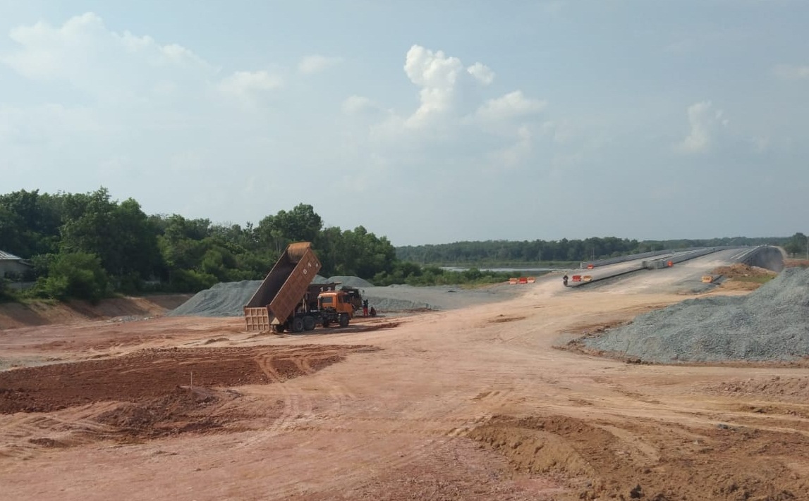 Progres Pembangunan Tol Simpang Indralaya-Prabumulih Hampir 80 Persen