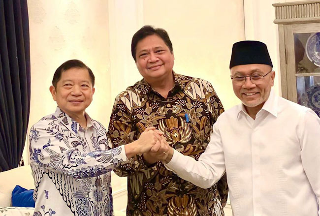 Golkar, PPP, dan PAN Bersatu Perangi Politik Identitas