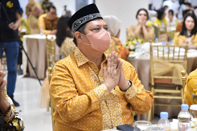 Halal Bihalal Golkar Airlangga Minta Kader Menangkan Pemilu 2024