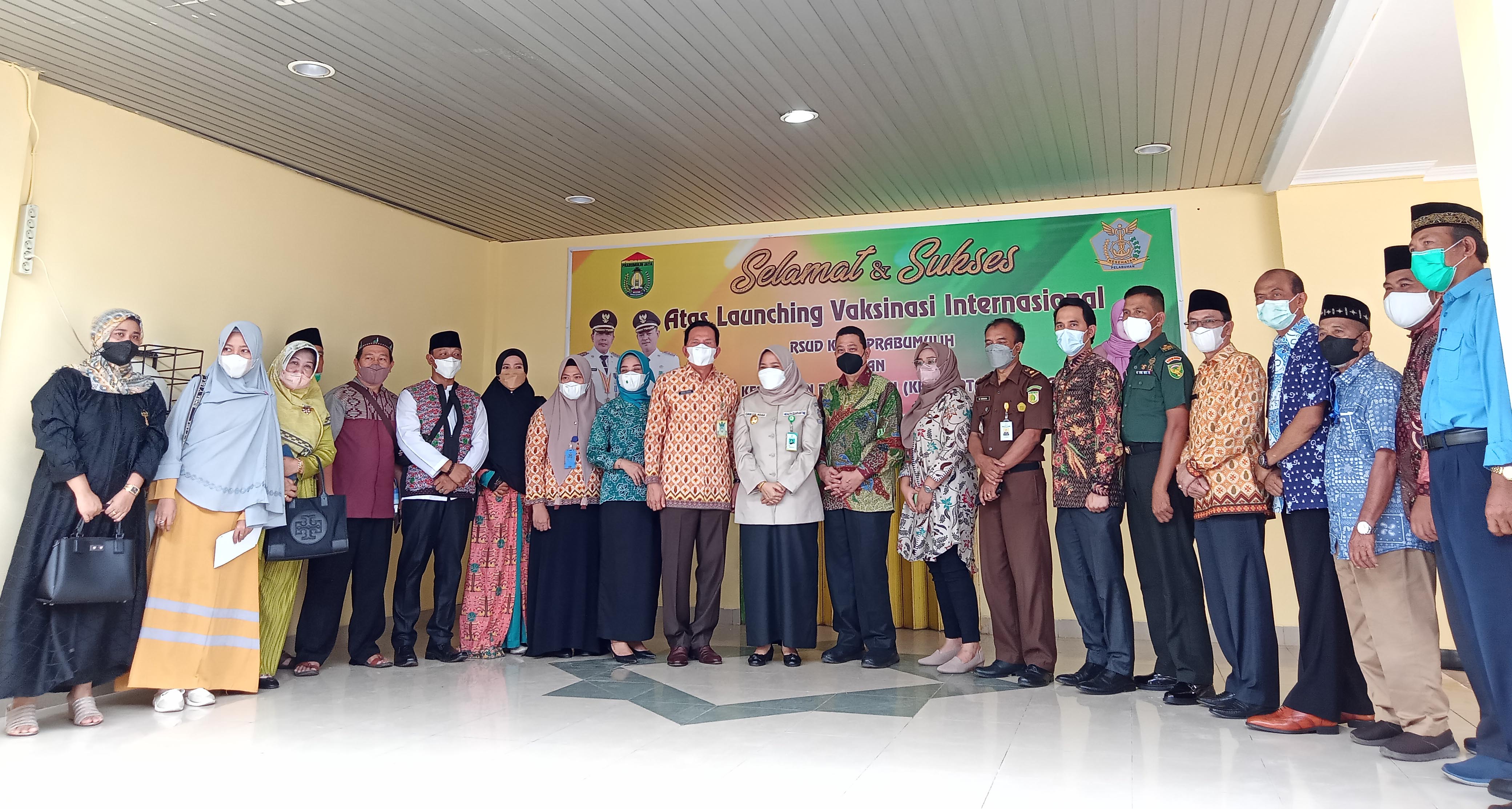 RSUD Prabumulih Melaunching Vaksinasi Internasional