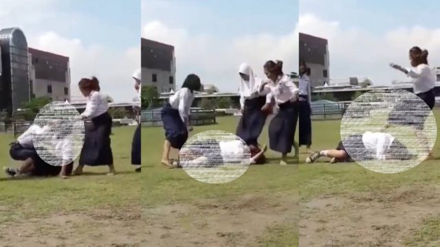 Merasa tak Dihormati, Siswi SMP Keroyok Adik Kelas. Videonya Viral