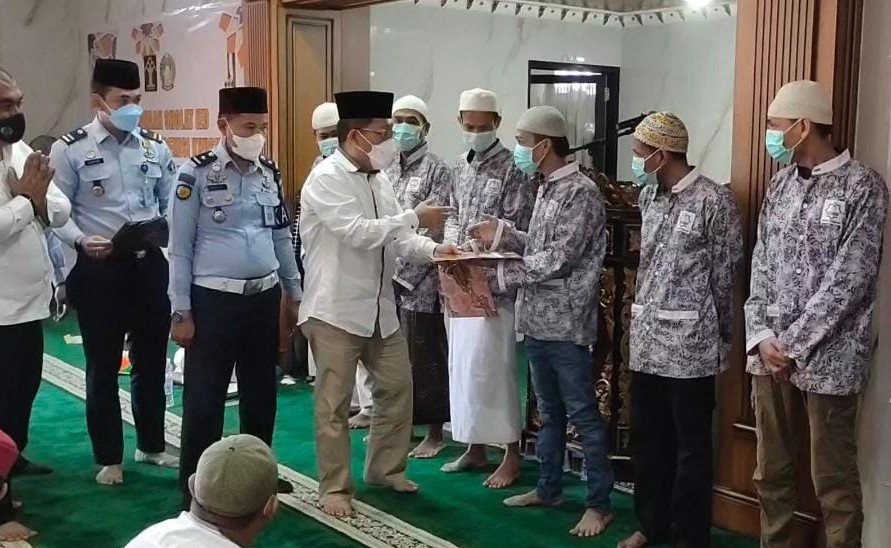 Berkah Lebaran, Empat WBP Rutan Pakjo Langsung Bebas