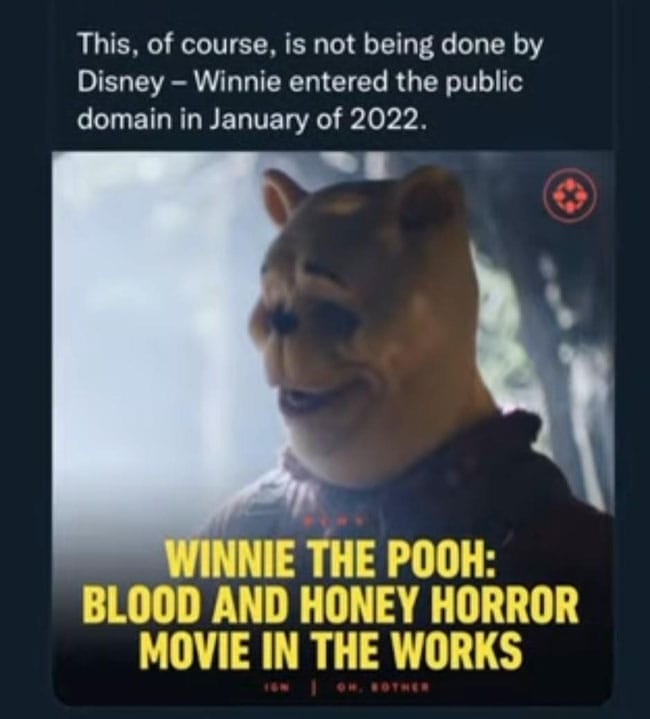 Winnie The Pooh yang Gemoy, di Film Terbaru Jadi Pembunuh Maniak?
