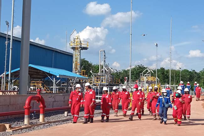 Pertamina EP Resmikan Stasiun Pengumpul Gas Beringin A