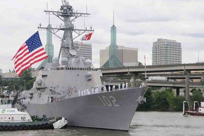 Respons China, AS Kirim Kapal Perang ke Selat Taiwan
