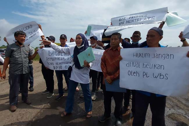 Pengukuran Ulang Batas Lahan 100 Hektar di Jalan Jepang Nyaris Ricuh