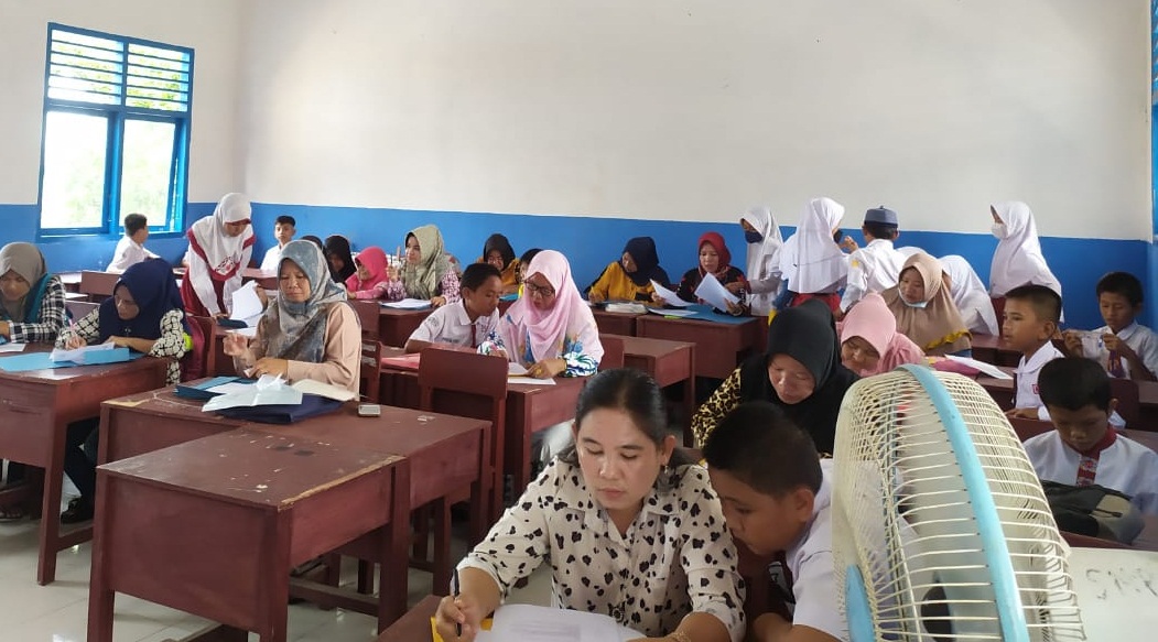 Calon Peserta Didik Baru SMPN 1 Kayuagung Daftar Ulang