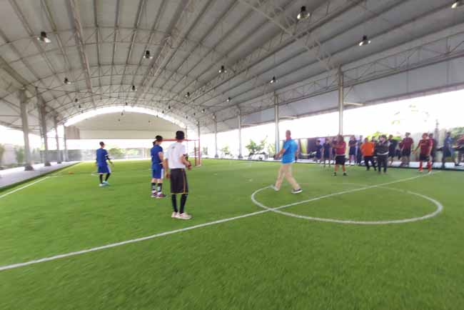 Gelar Futsal Persahabatan Polrestabes Palembang-Media
