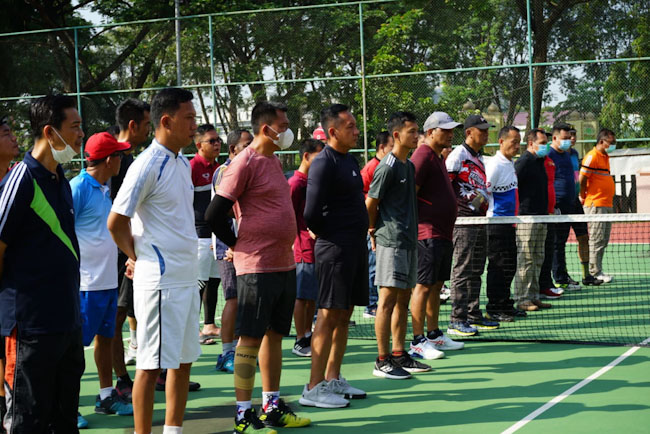 Kanwil Kemenkumham Sumsel Lakukan Seleksi Tenis Lapangan