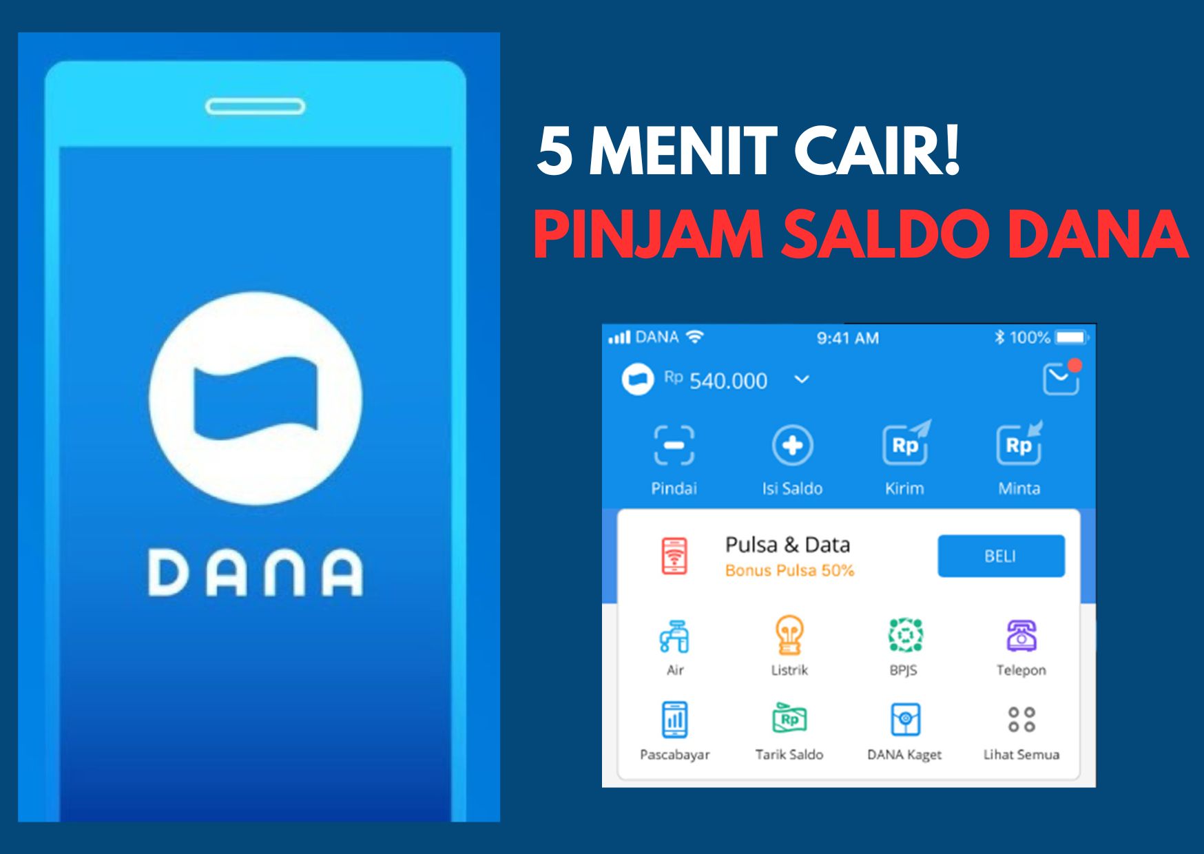 Cara Pinjam Saldo DANA Tanpa KTP Mulai dari 100 Ribu, Praktis dan Langsung Cair