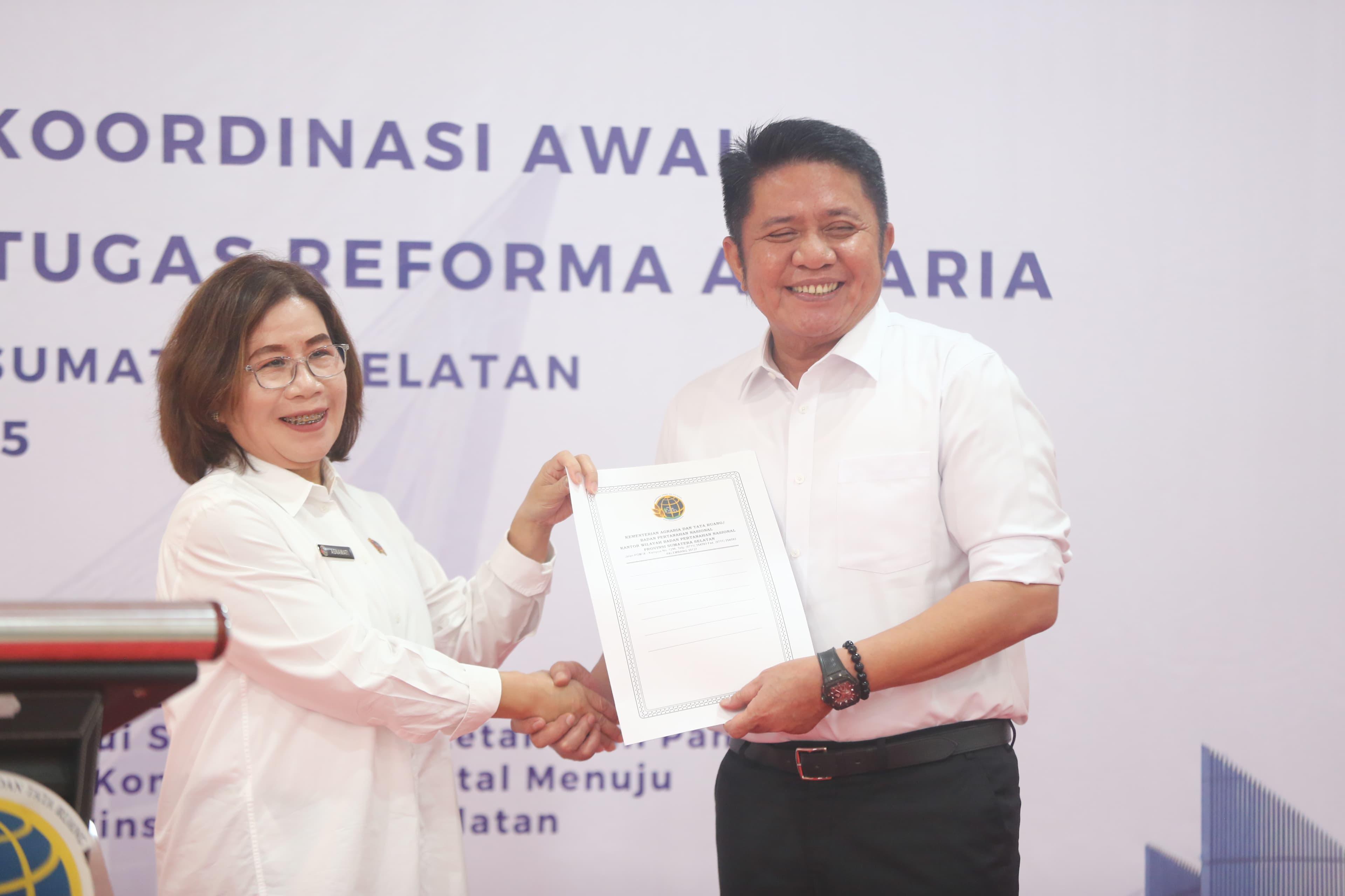 Herman Deru Dorong Pemda Kuatkan Digitalisasi untuk Reforma Agraria Berkelanjutan