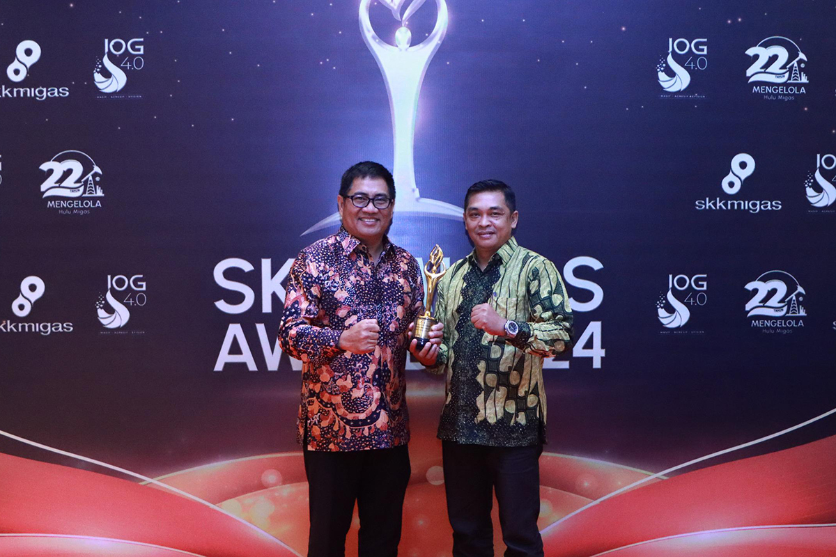 Pusri Raih Penghargaan di SKK Migas Award 2024 sebagai The Best Domestic Gas Buyer