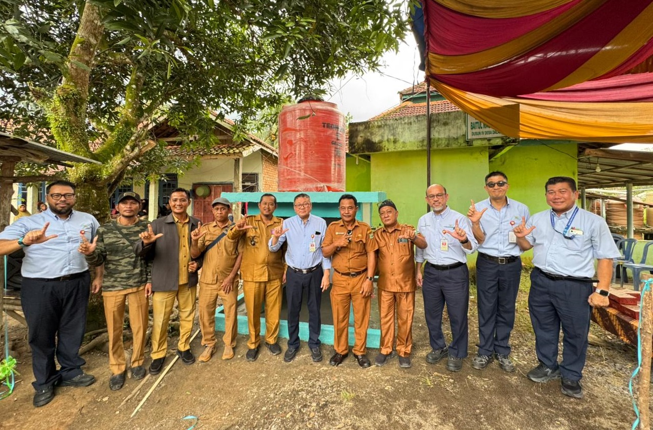  PT Tanjungenim Lestari Pulp and Paper Bangun Sumur Bor dan Laksanakan Bedah Rumah