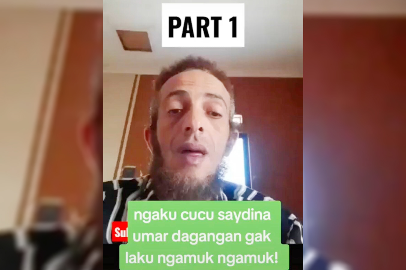 Ngamuk Dagangan Tidak Laku Maksa Minta Dibeli, Pria Ngaku Cucu Khalifah Umar Ini Dirujak Warganet