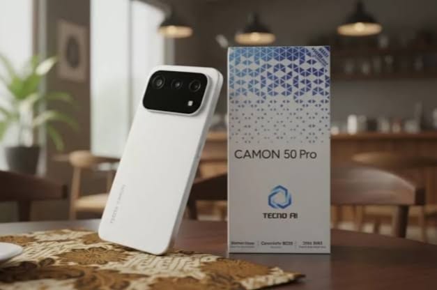 Tecno Camon 50 Pro Ditenagai Chipset Dimensity 7400 Ultimate dengan Kapasitas Baterai Besar 