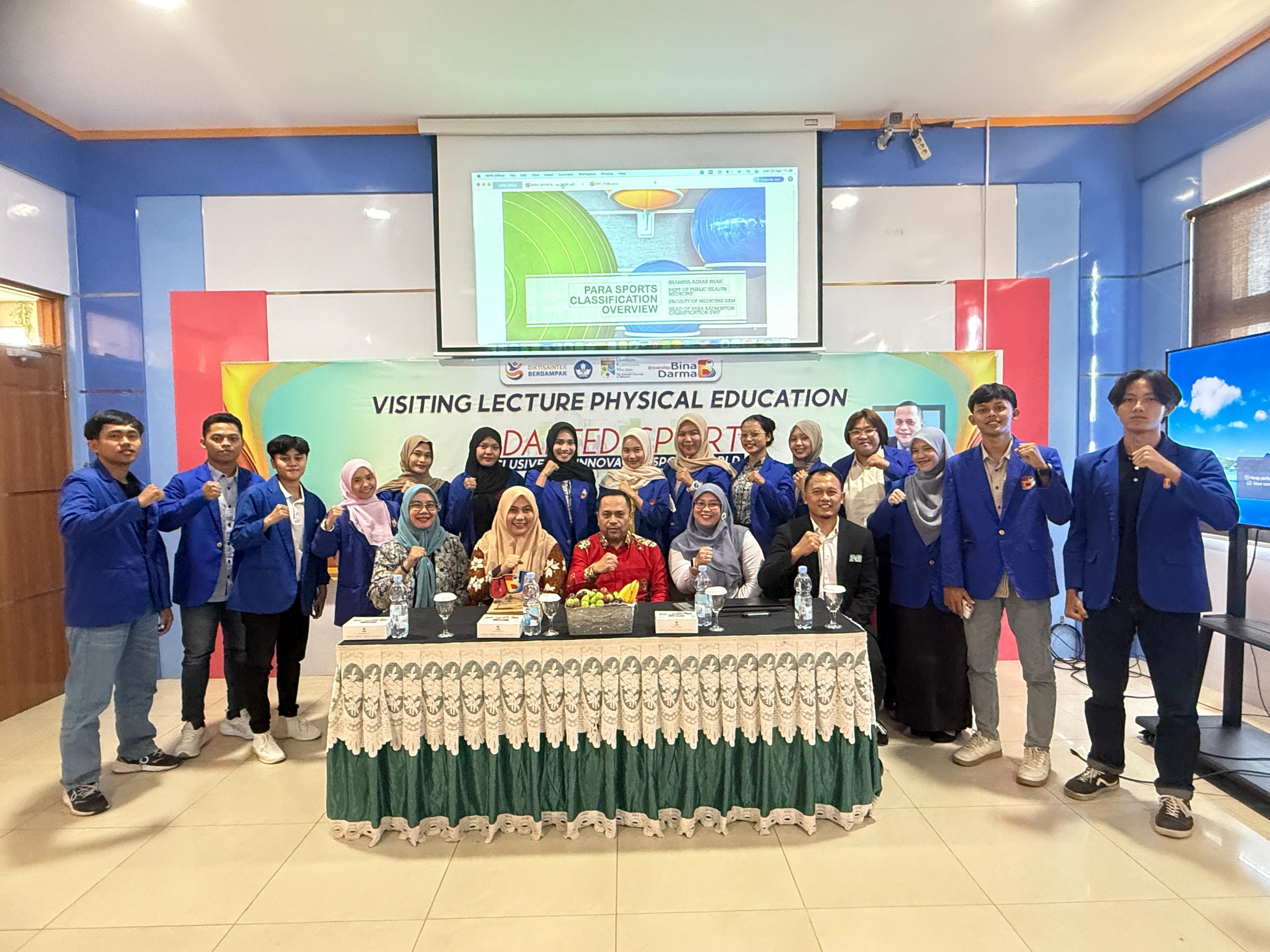 Visiting Lecturer Pendidikan Olahraga UBD: Mengupas Olahraga Adaptif, Inklusif, dan Inovatif