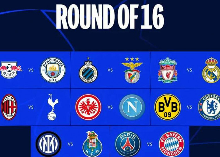 Terjadi 2 Laga Big Match, Hasil Drawing 16 Besar Liga Champions Eropa: Liverpool vs Madrid dan PSG vs Bayern  