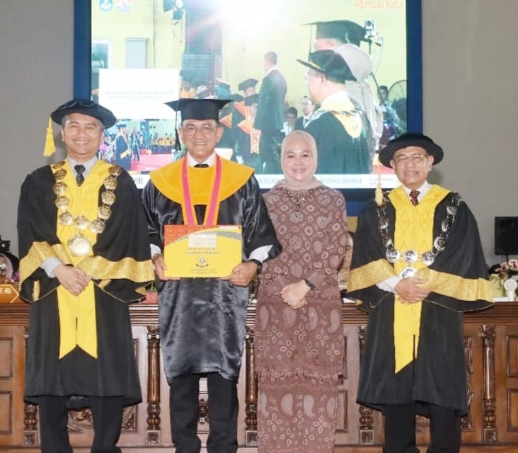 Unsri Kembali Lepas 899 Wisudawan Baru di Penyelengaraan Wisuda ke-180, Termasuk Sekda Pemprov Sumsel