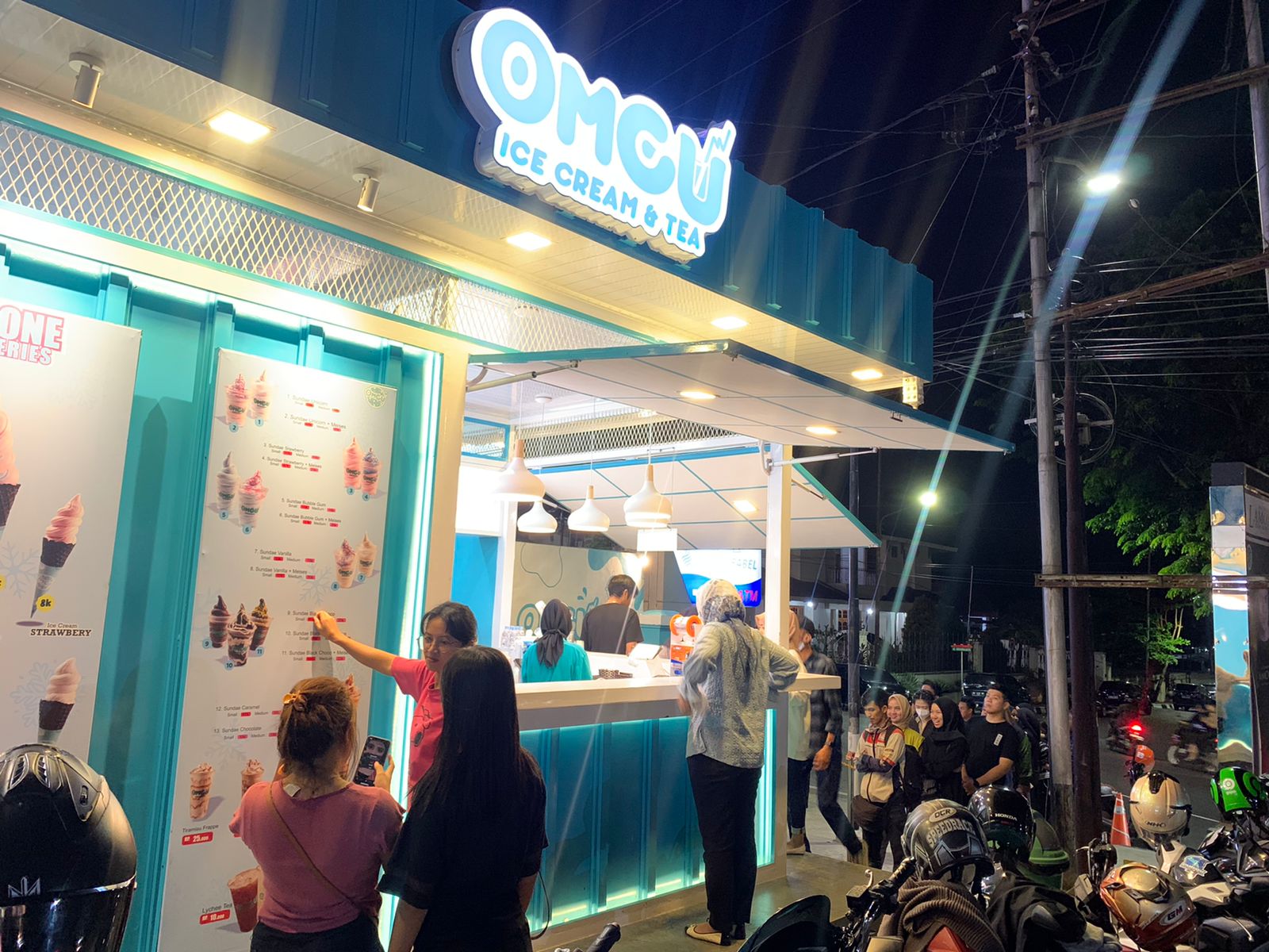Viral Harga Cuma Rp8.000, Omcu Ice Cream Ternyata Brand Asli Palembang