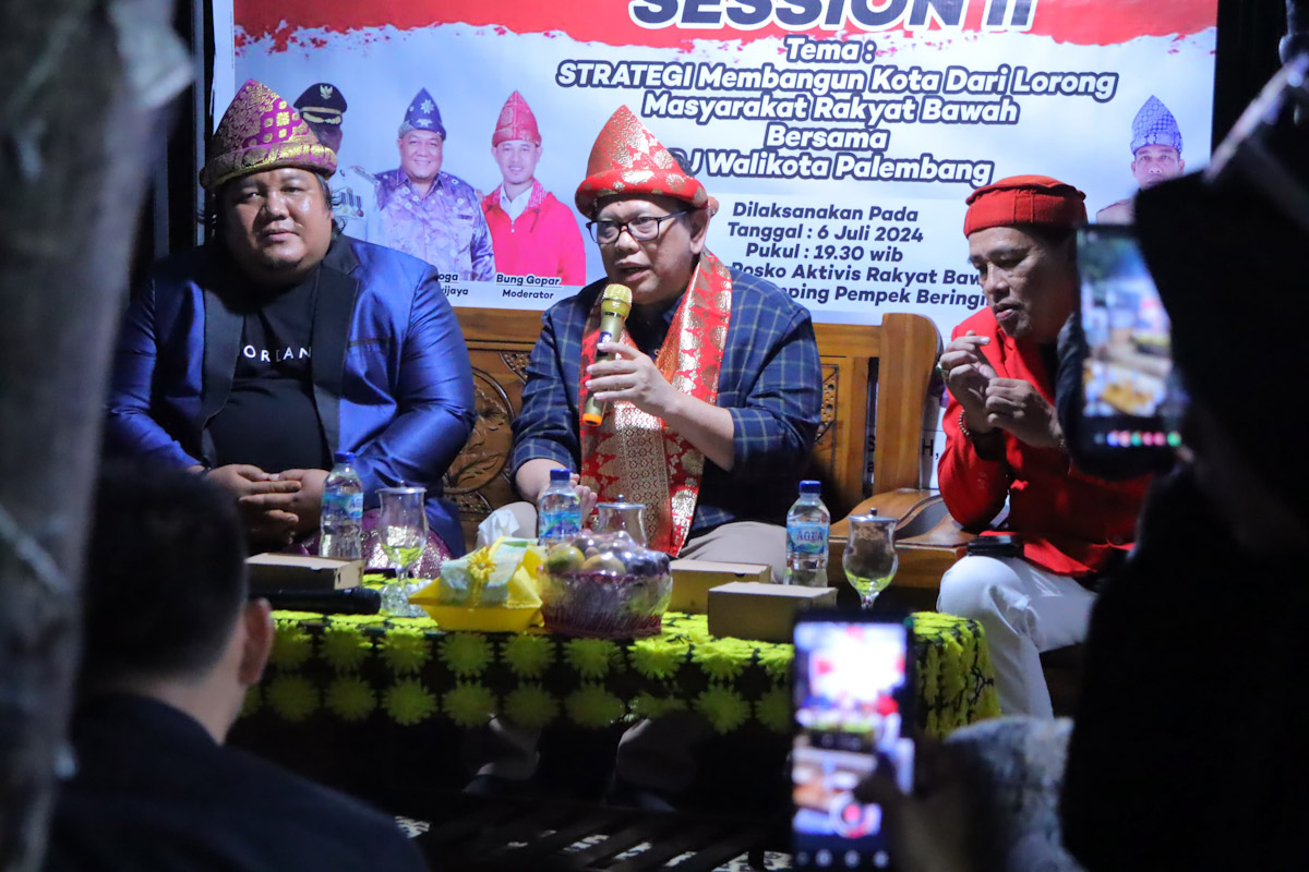 Bersama Wujudkan Palembang Lebih Baik, Pj Walikota Dengarkan Curhatan Warga di Lorong-Lorong