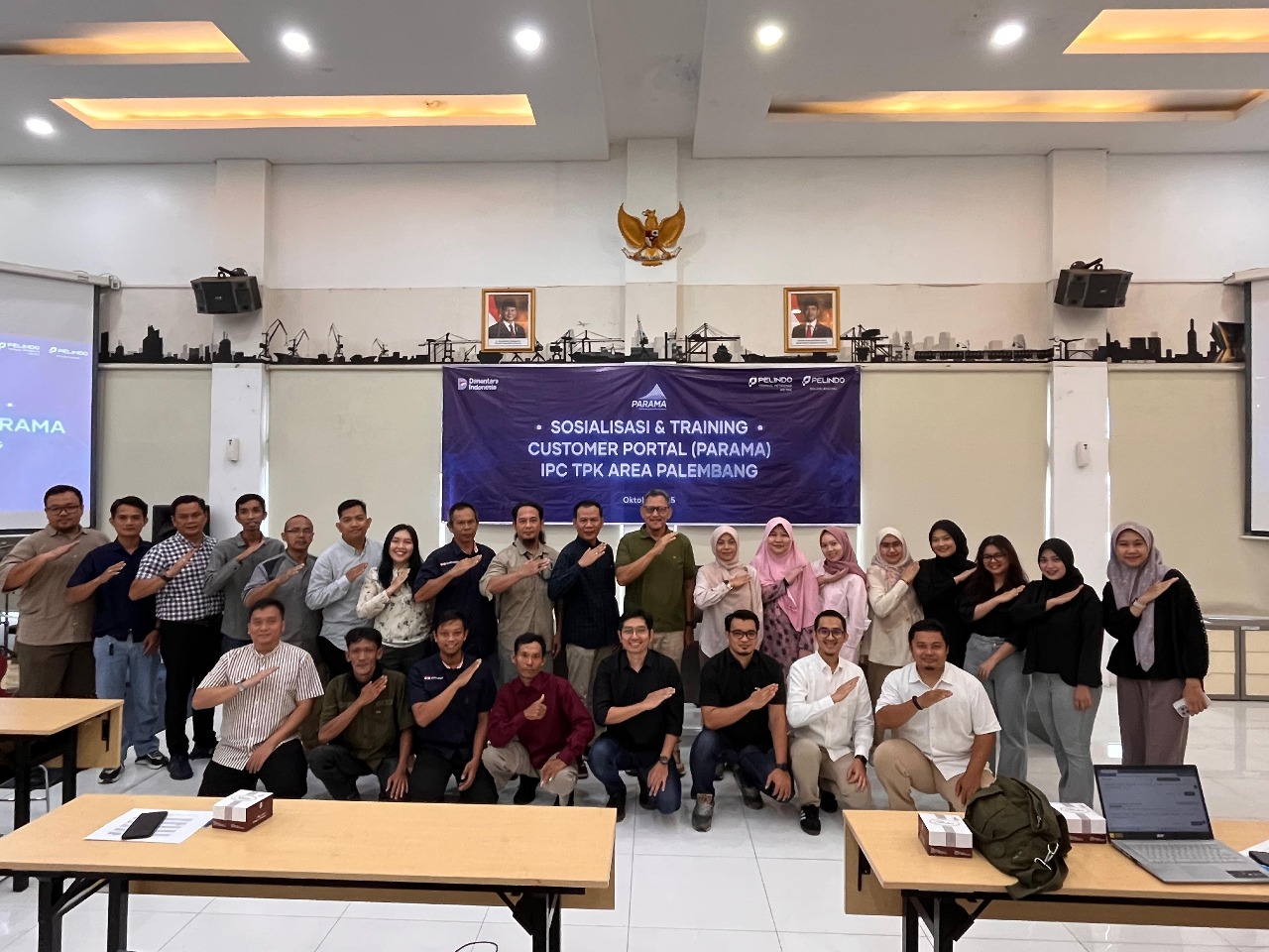 Pelindo R2 Palembang Bersama IPC TPK Area Palembang Gelar Sosialisasi & Training Customer Portal (PARAMA)