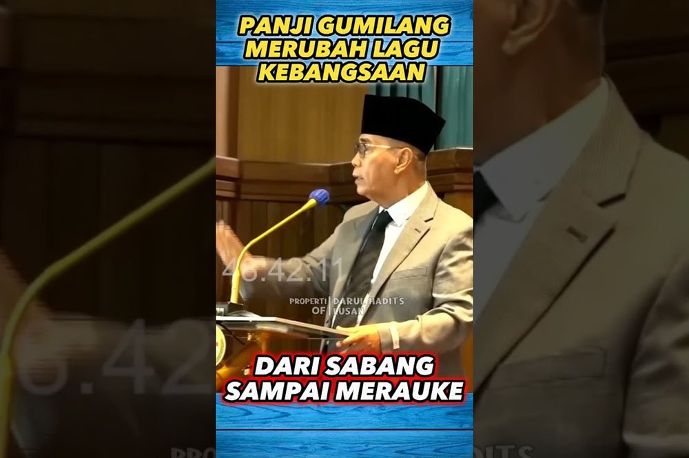 EDAN! Giliran Lagu Dari Sabang Sampai Merauke 'Dibongkar' Panji Gumilang