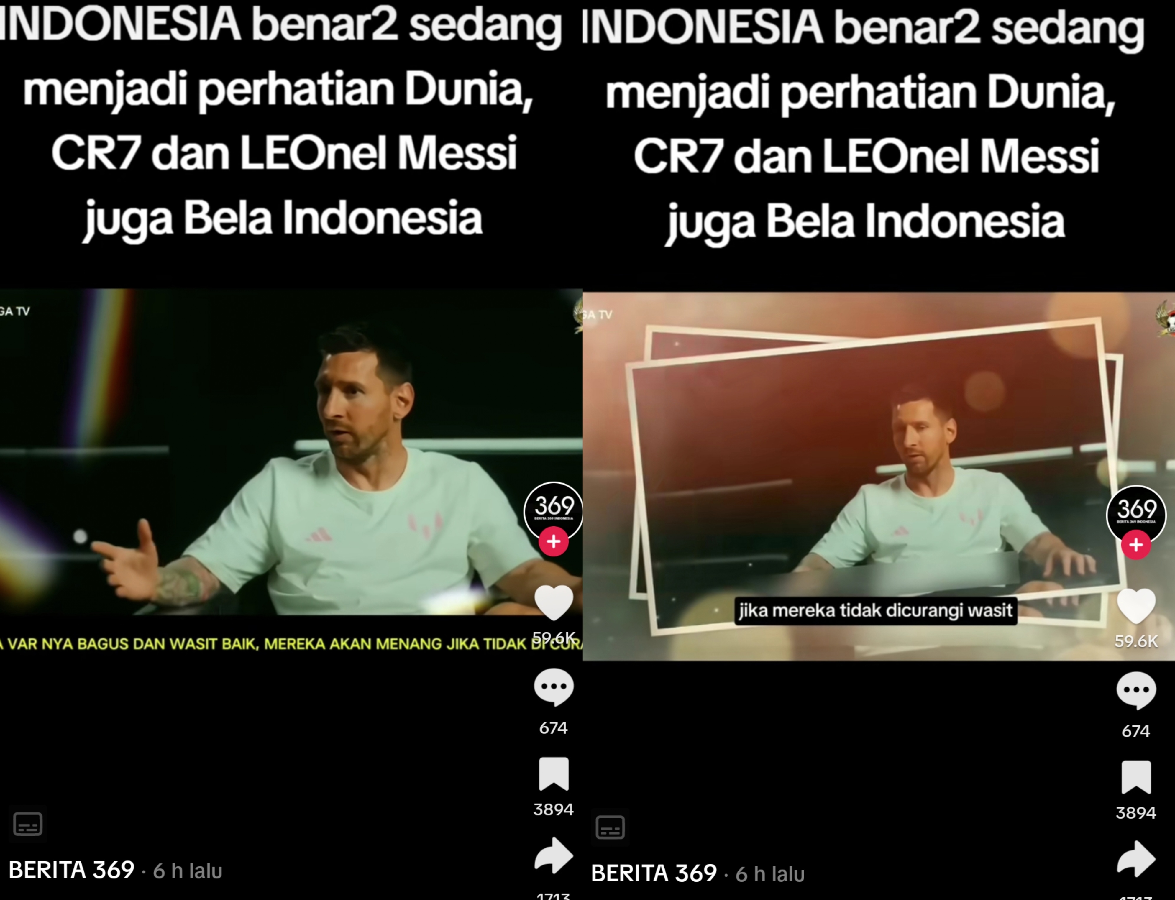 2 Pesepakbola Dunia Messi-Ronaldo Dirumorkan Bela Timnas Indonesia Dicurangi Wasit, Ternyata Ini Faktanya!