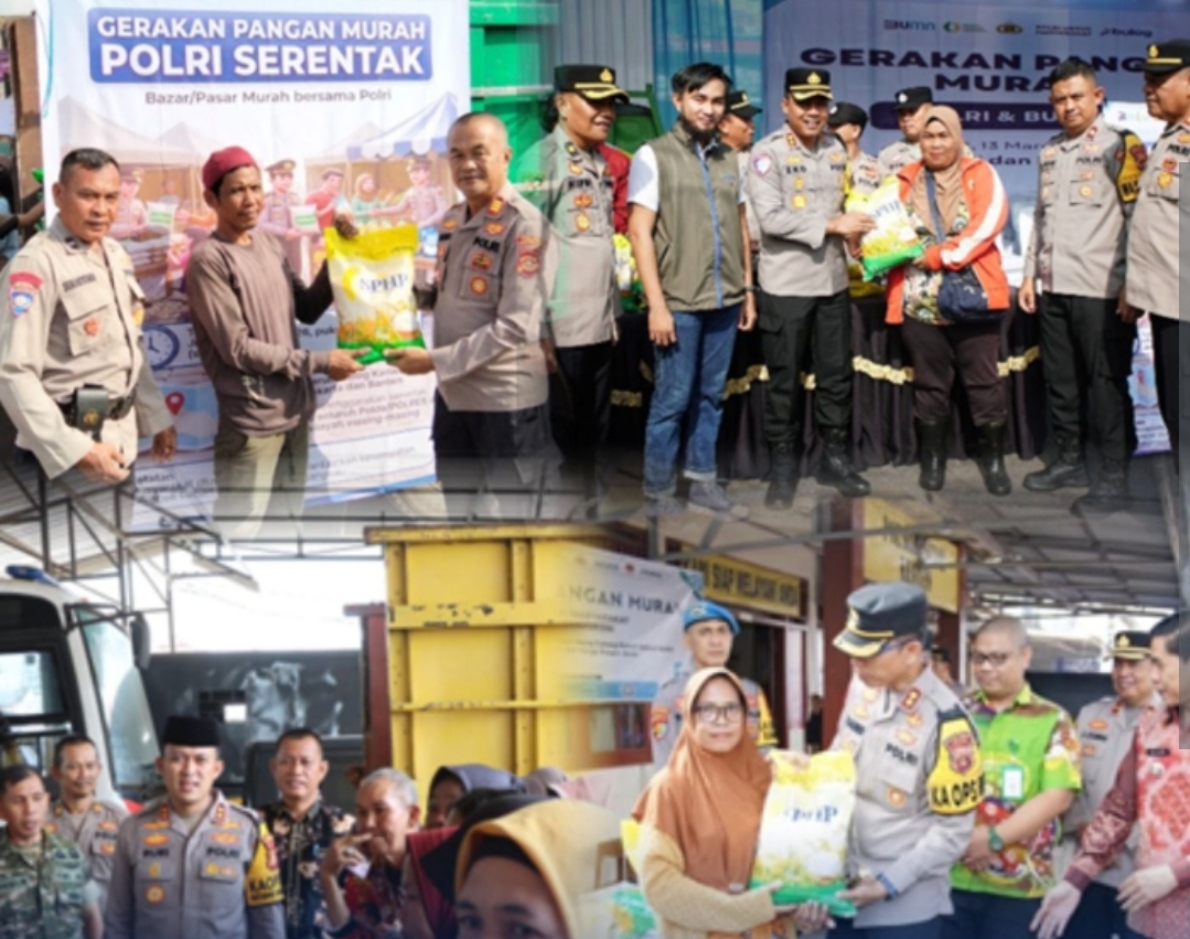 Jelang Lebaran 2026, Polda Sumsel Distribusikan 147 Ton Beras Murah untuk Warga