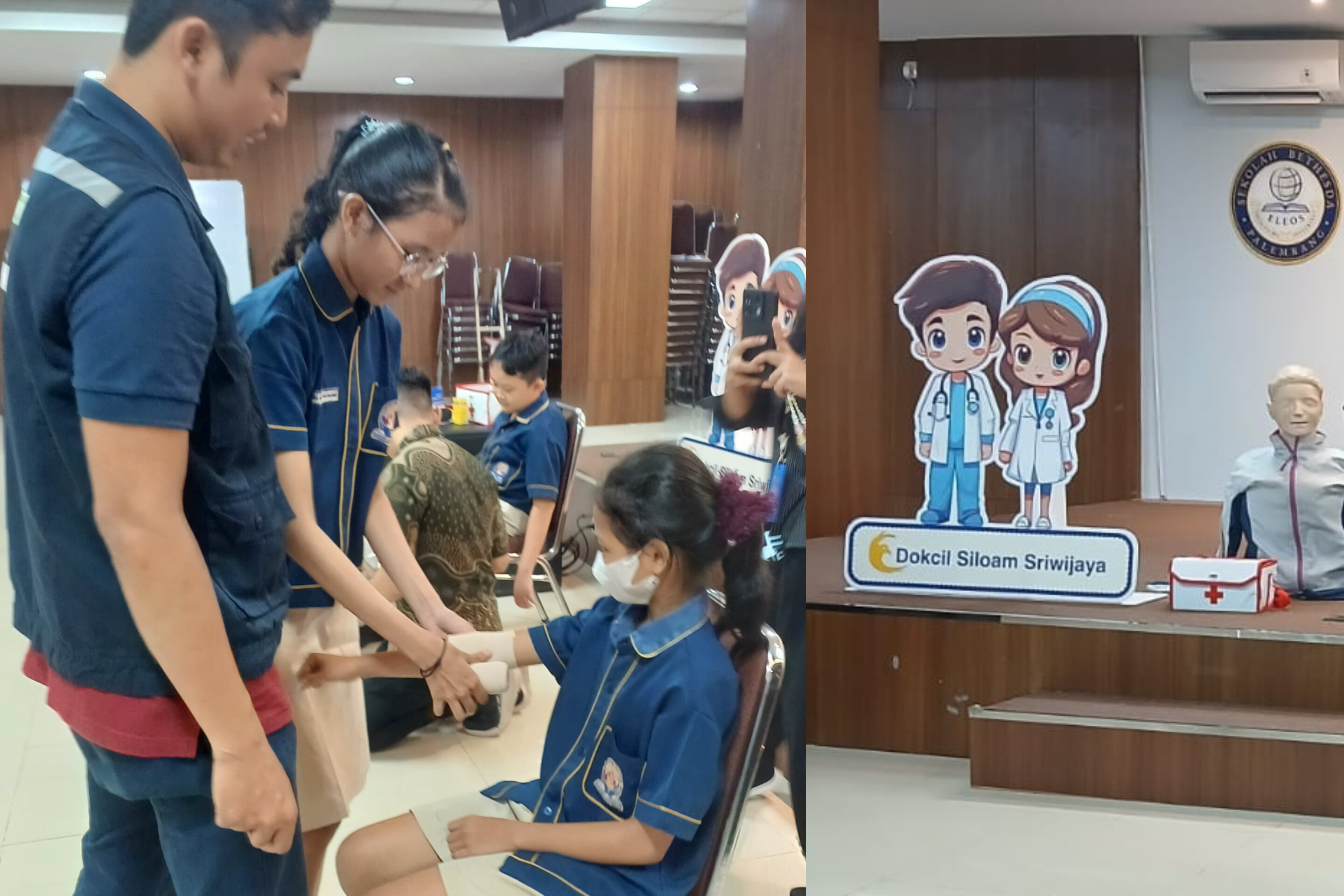 RS Siloam Sriwijaya Gelar Student Club dengan Program Dokter Cilik ke Sekolah Bethesda Palembang