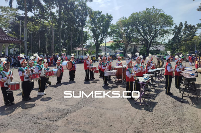 40 Tim Marching Band Sekolah Unjuk Kebolehan, ini Harapan Wawako Palembang 