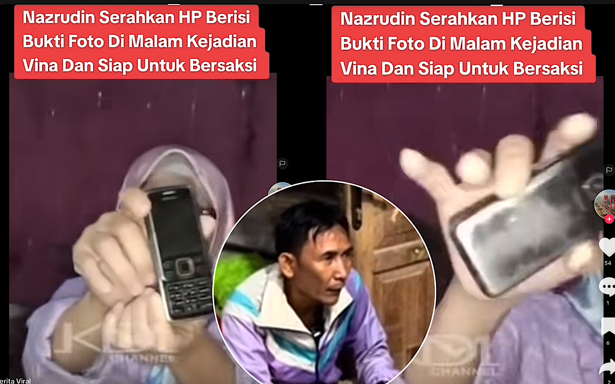 Nazrudin Serahkan Handphone Berisi Foto-foto Kecelakaan Kasus Vina Cirebon 2016 Pada Pengacara Ibu Titin 