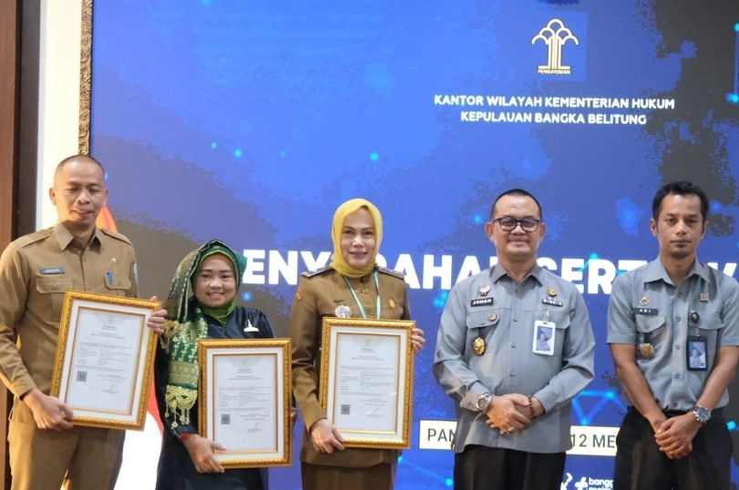 Lagu Daerah Babel Resmi Terdaftar sebagai Kekayaan Intelektual Komunal